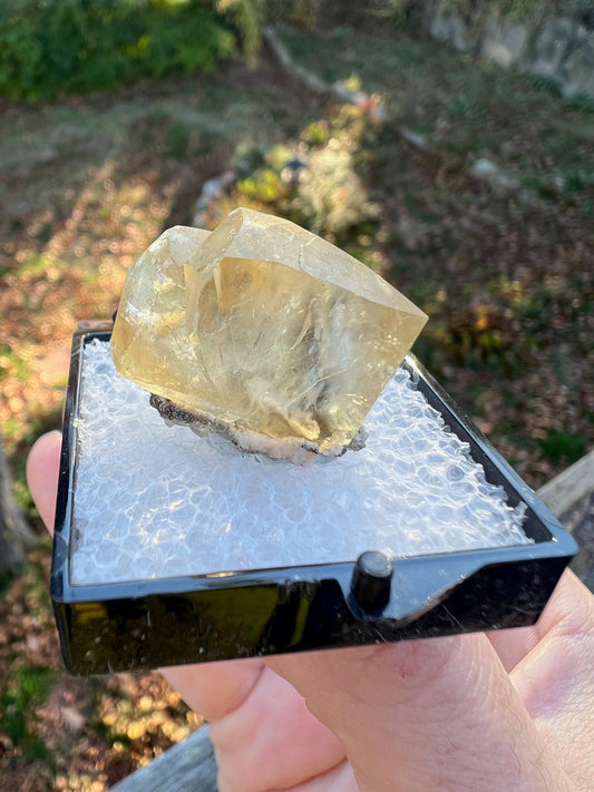 Twin Calcite Crystal Thumbnail from Spain