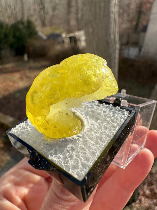 Gem Yellow Brucite Specimen from Pakistan