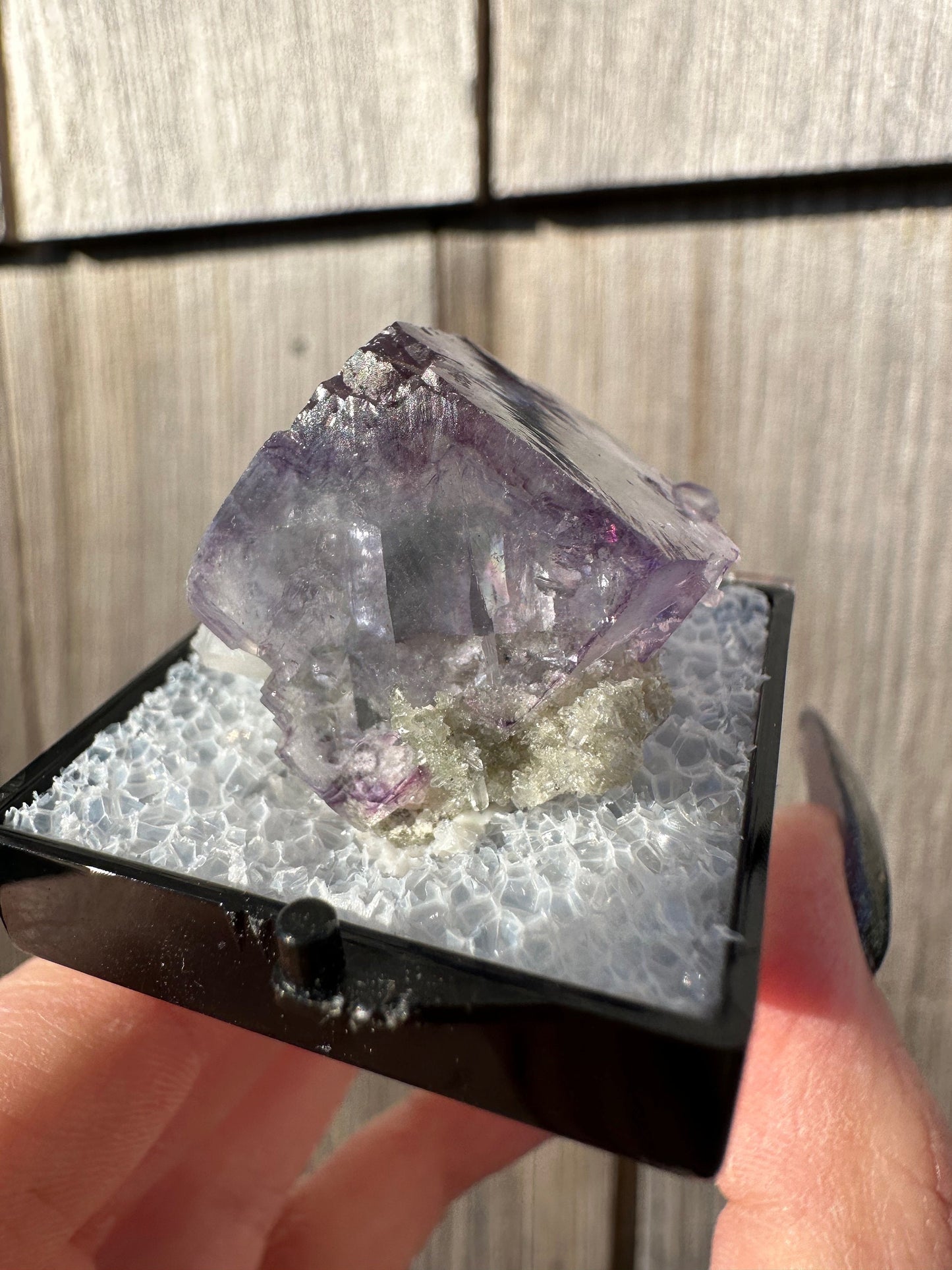 YGX Fluorite with Quartz Inclusions from China