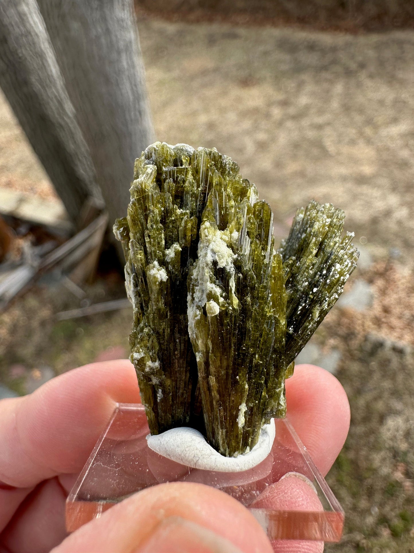 Epidote Crystal Cluster from France