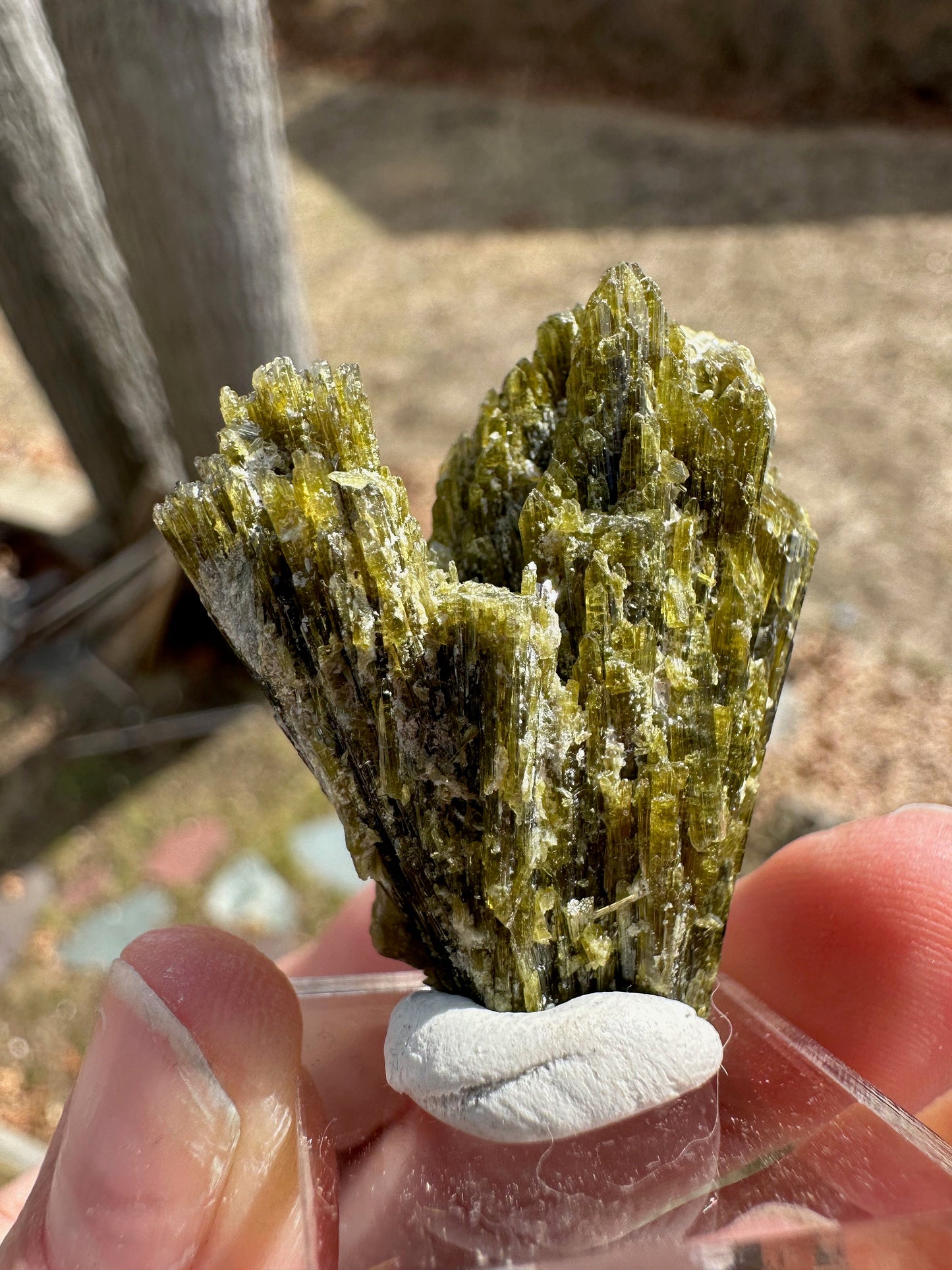 Epidote Crystal Cluster from France