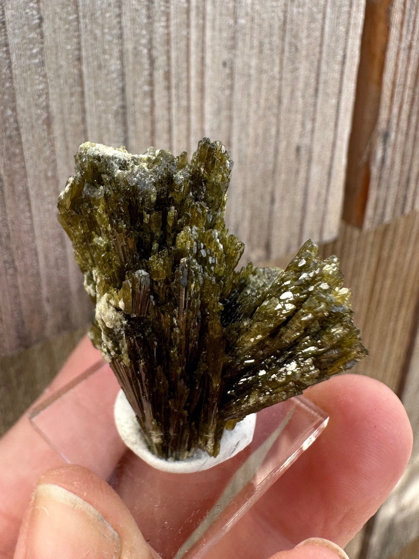 Epidote Crystal Cluster from France