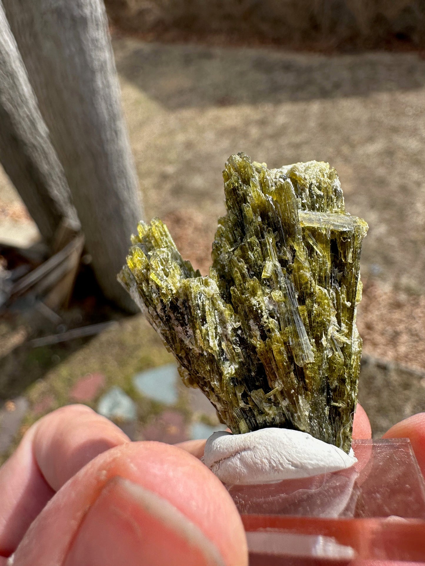 Epidote Crystal Cluster from France