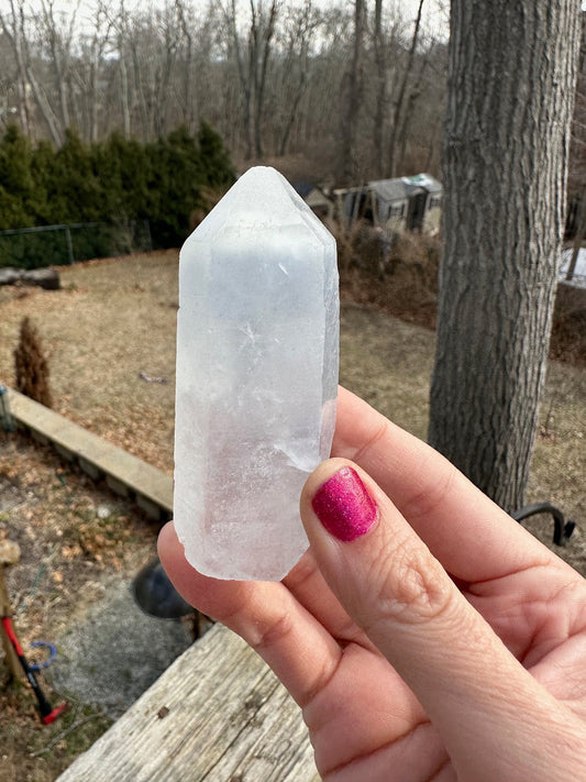 Quartz with Dumortierite Inclusions from Bahia, Brazil