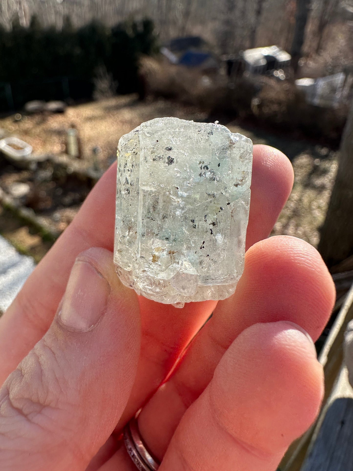Blue Topaz Crystal from Brazil
