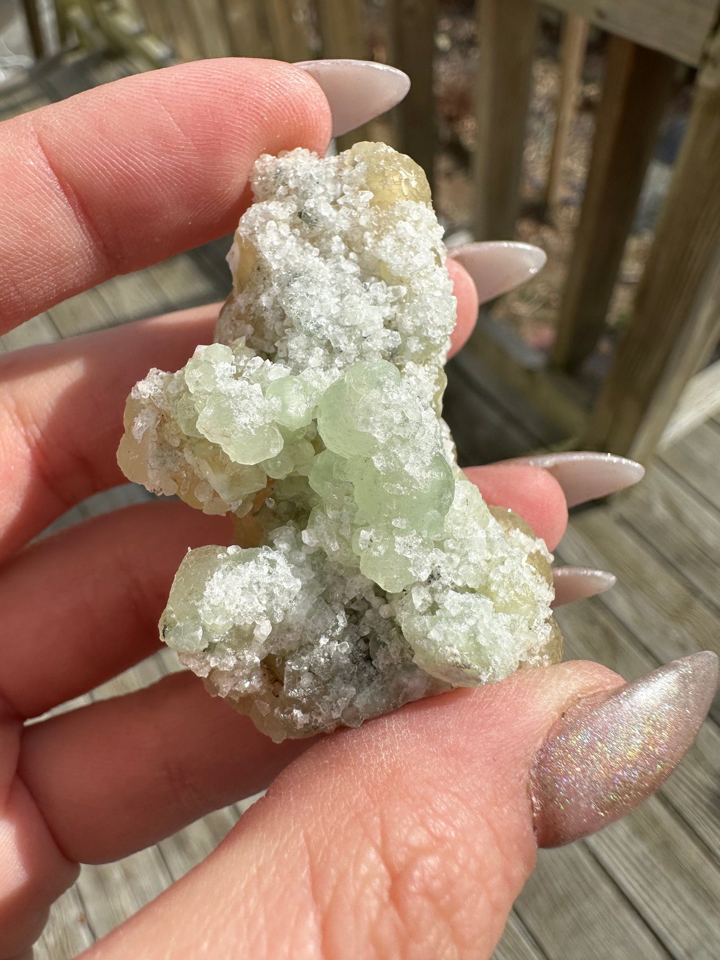 Prehnite from O&G Quarry Connecticut USA