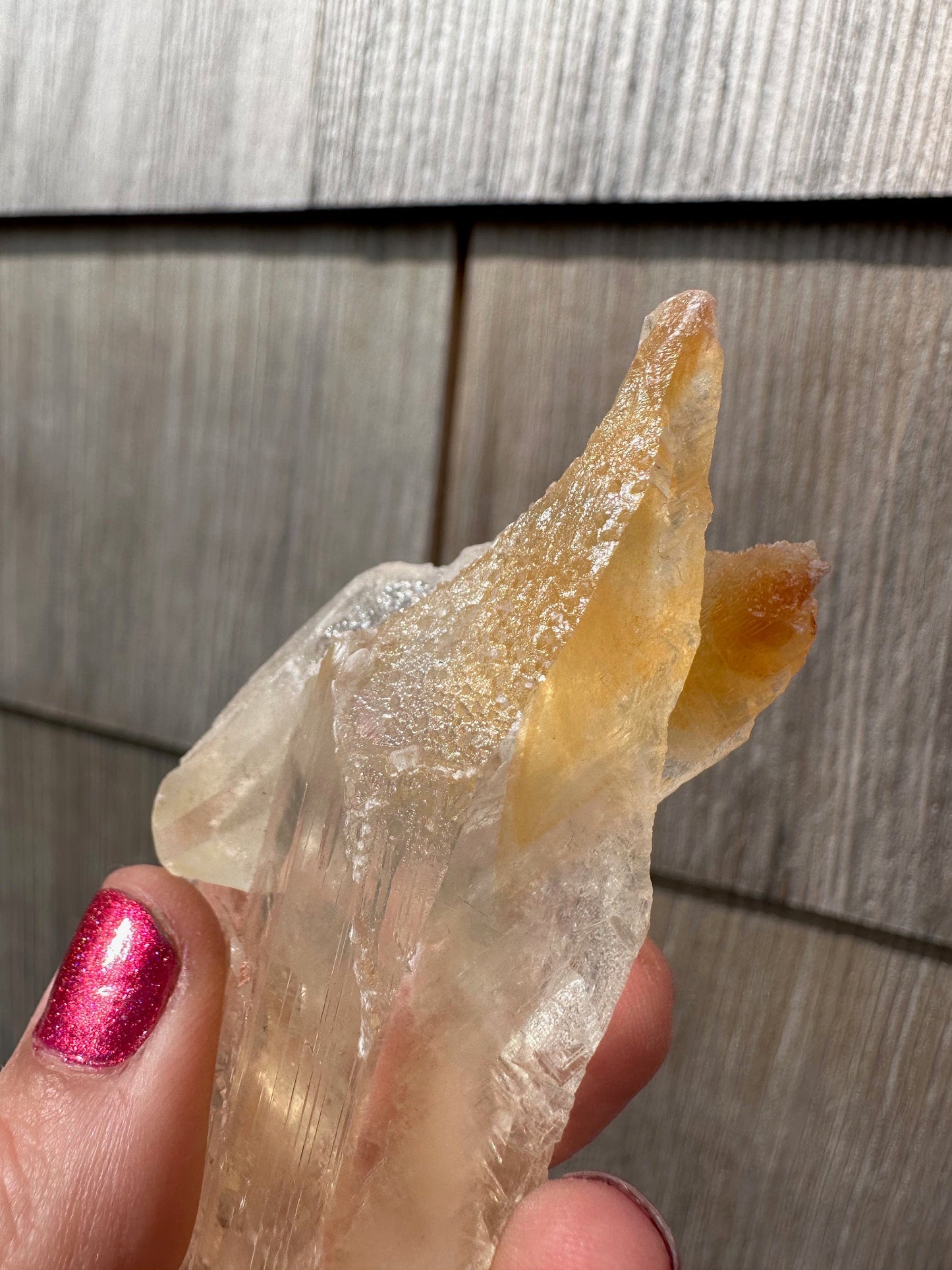 Terminated Selenite Crystal from Creamsicle Mine Utah
