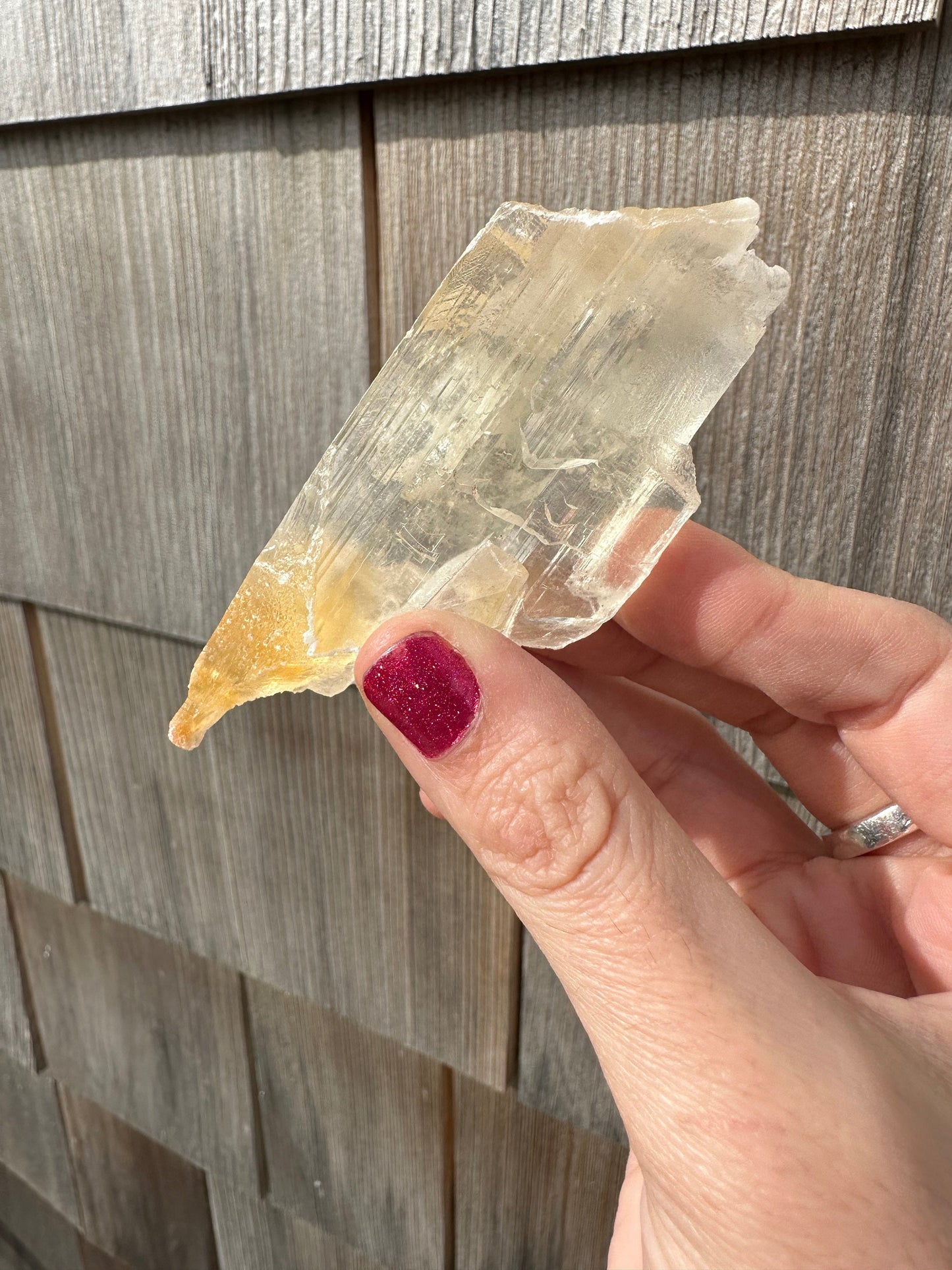 Terminated Selenite Crystal from Creamsicle Mine Utah