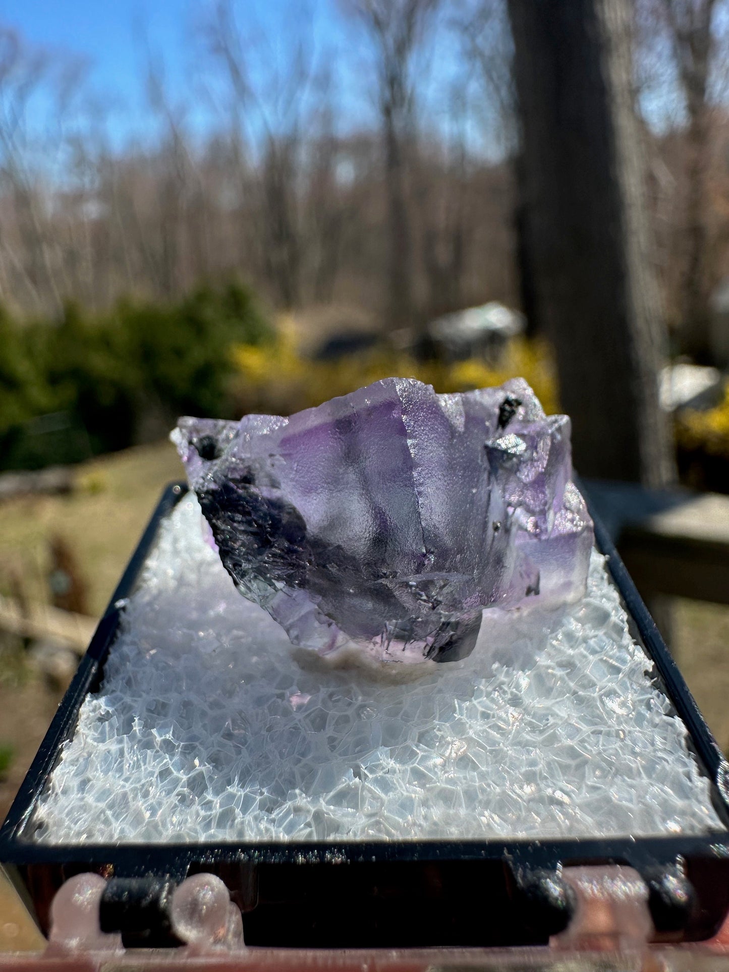 YGX Phantom Fluorite Cluster from China