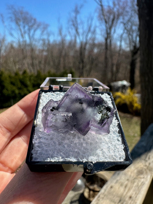YGX Phantom Fluorite Cluster from China