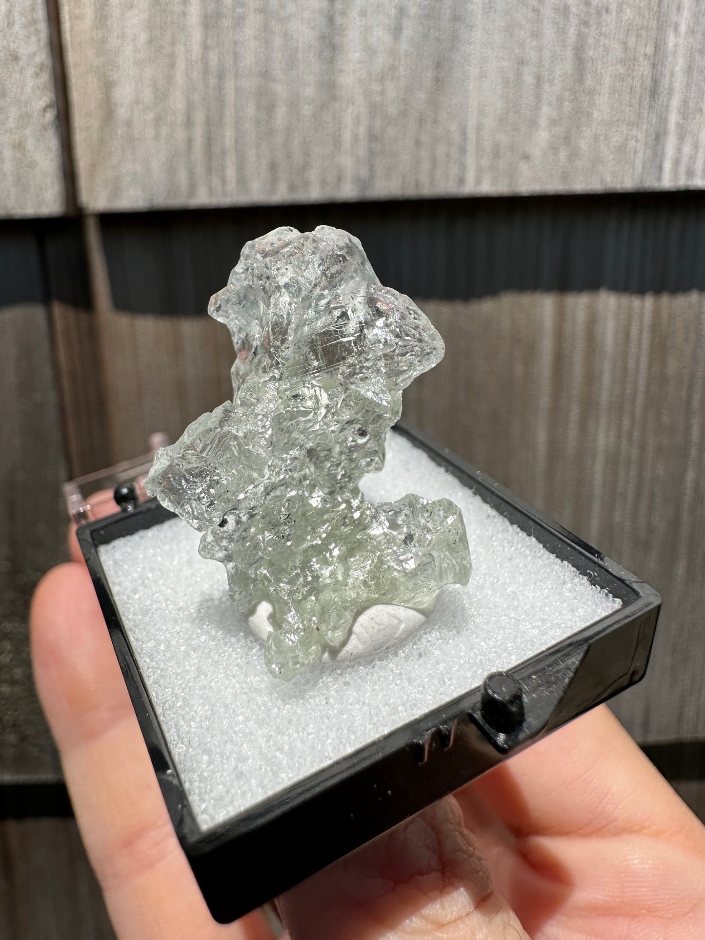 Etched Green Fluorite Crystal Thumbnail from China