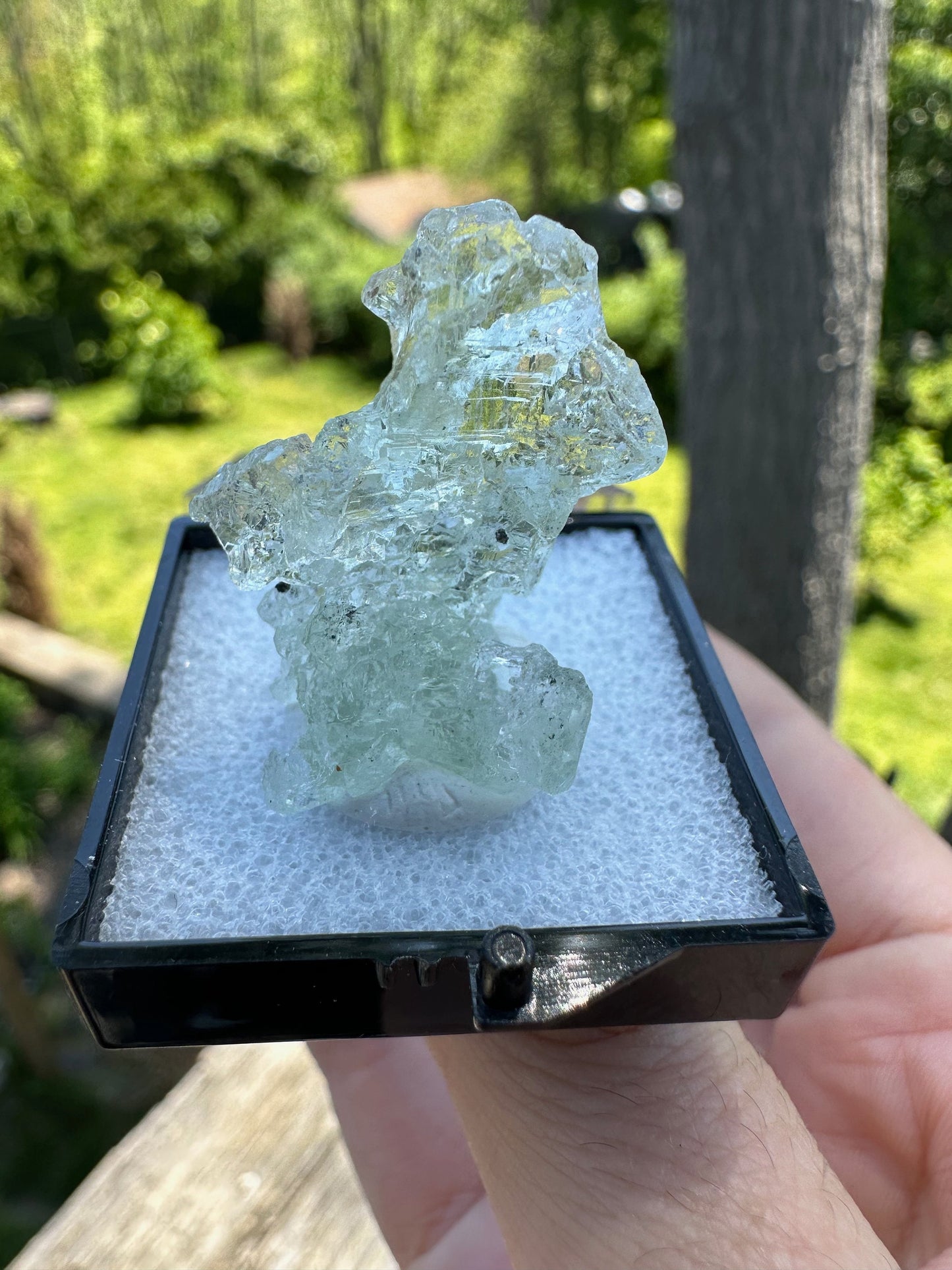 Etched Green Fluorite Crystal Thumbnail from China