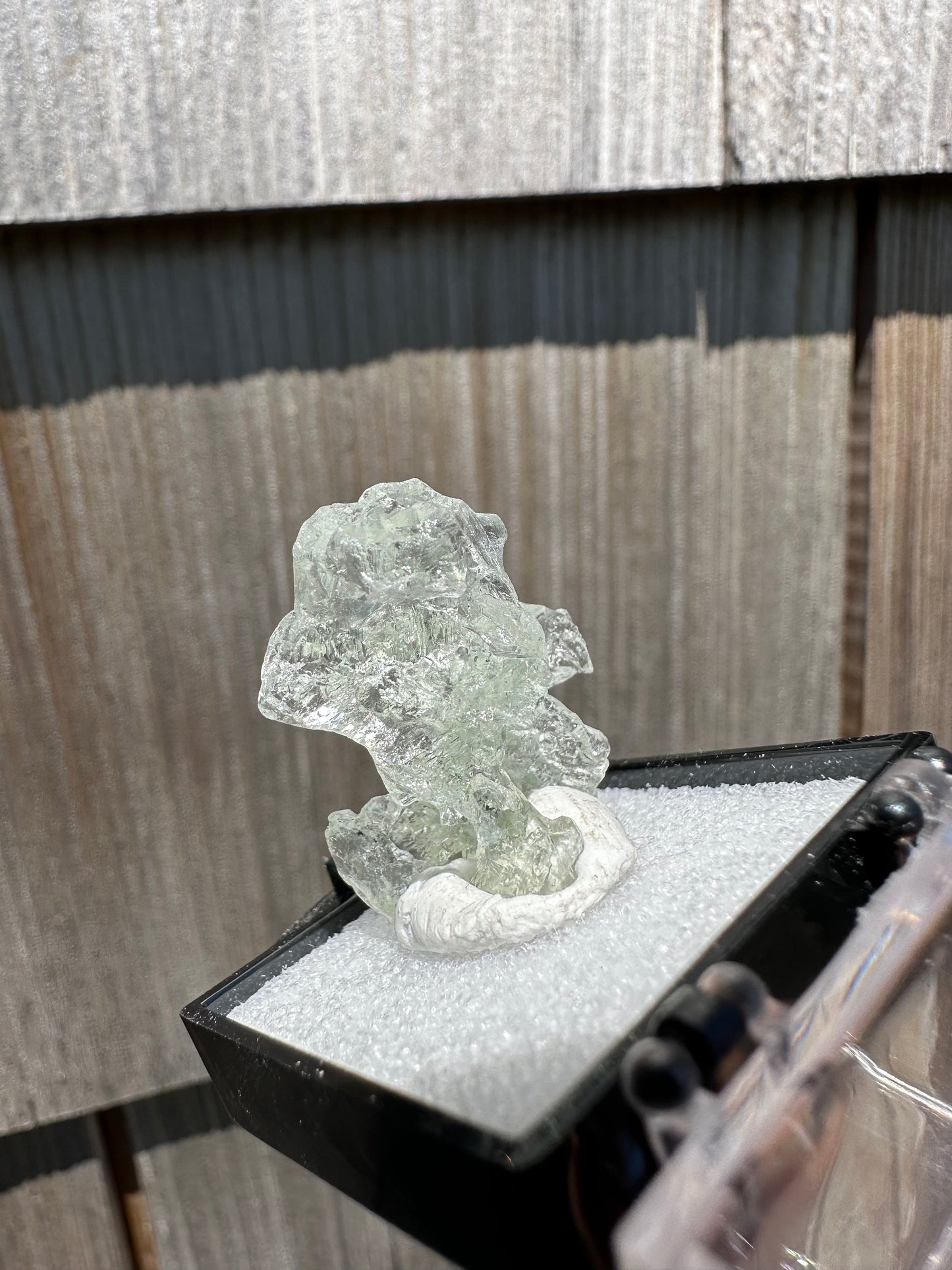Etched Green Fluorite Crystal Thumbnail from China