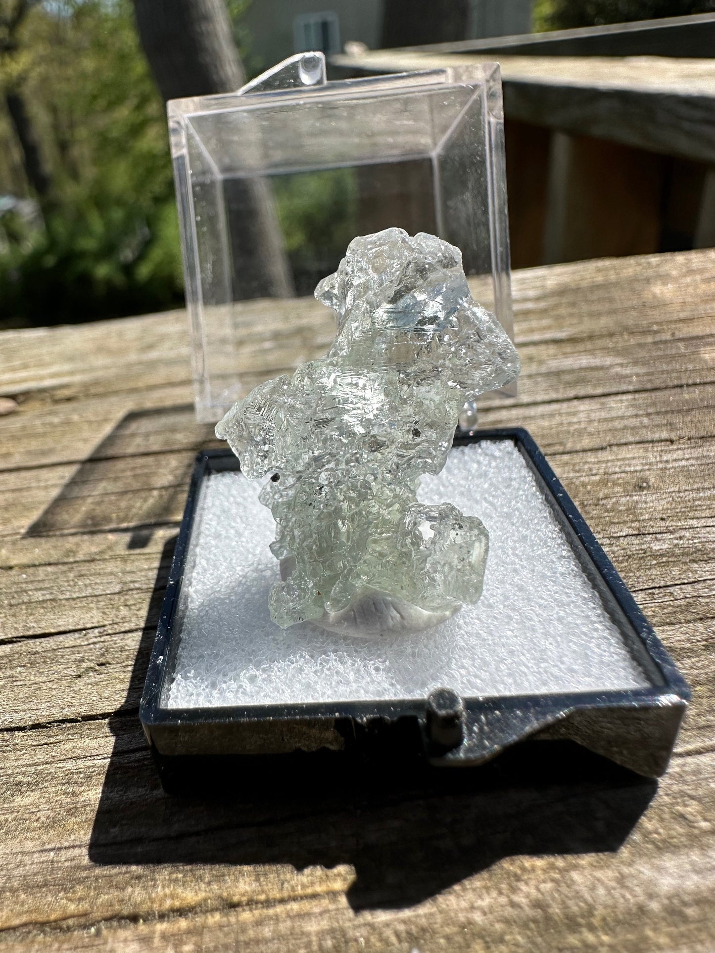 Etched Green Fluorite Crystal Thumbnail from China