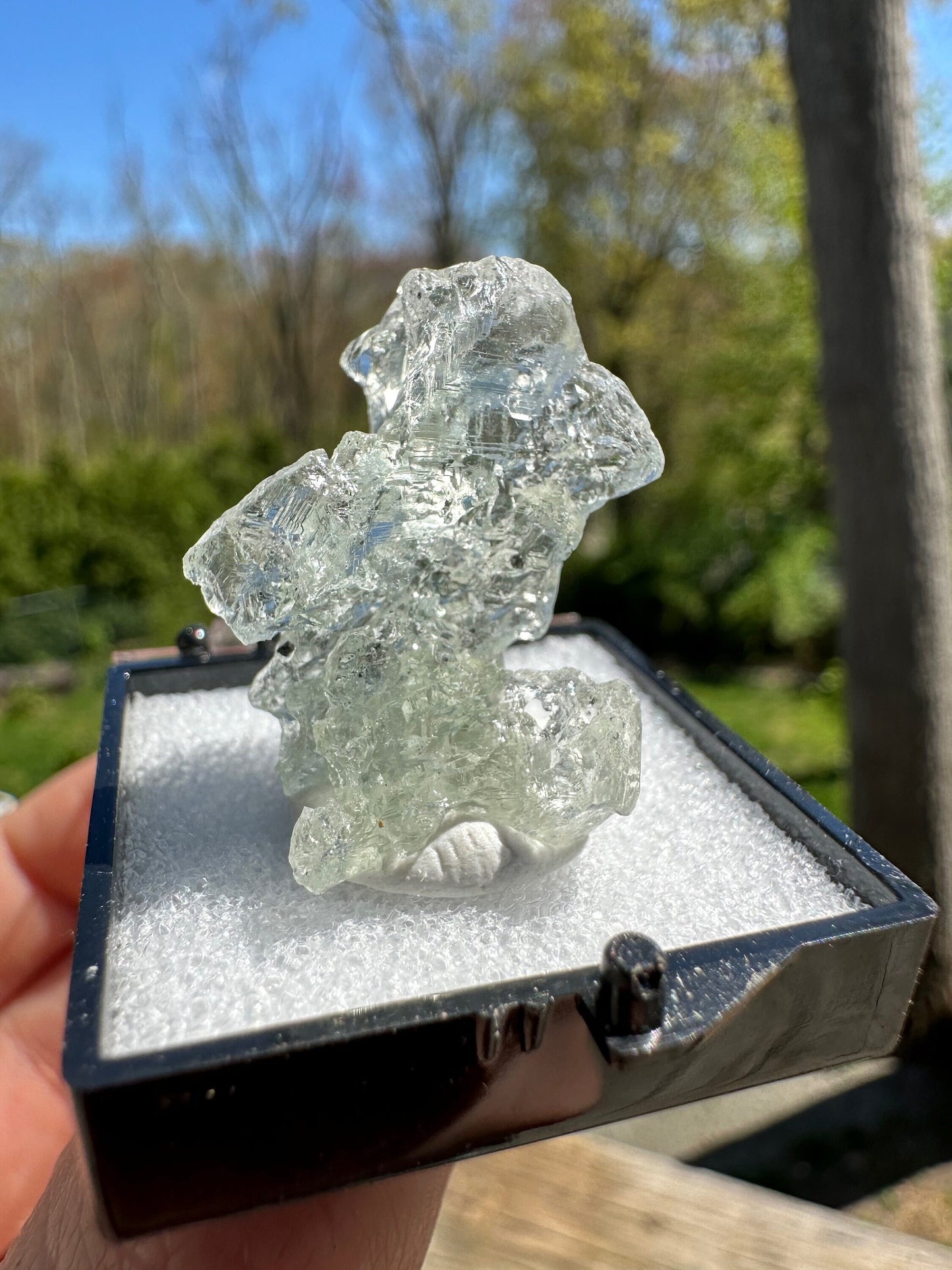 Etched Green Fluorite Crystal Thumbnail from China