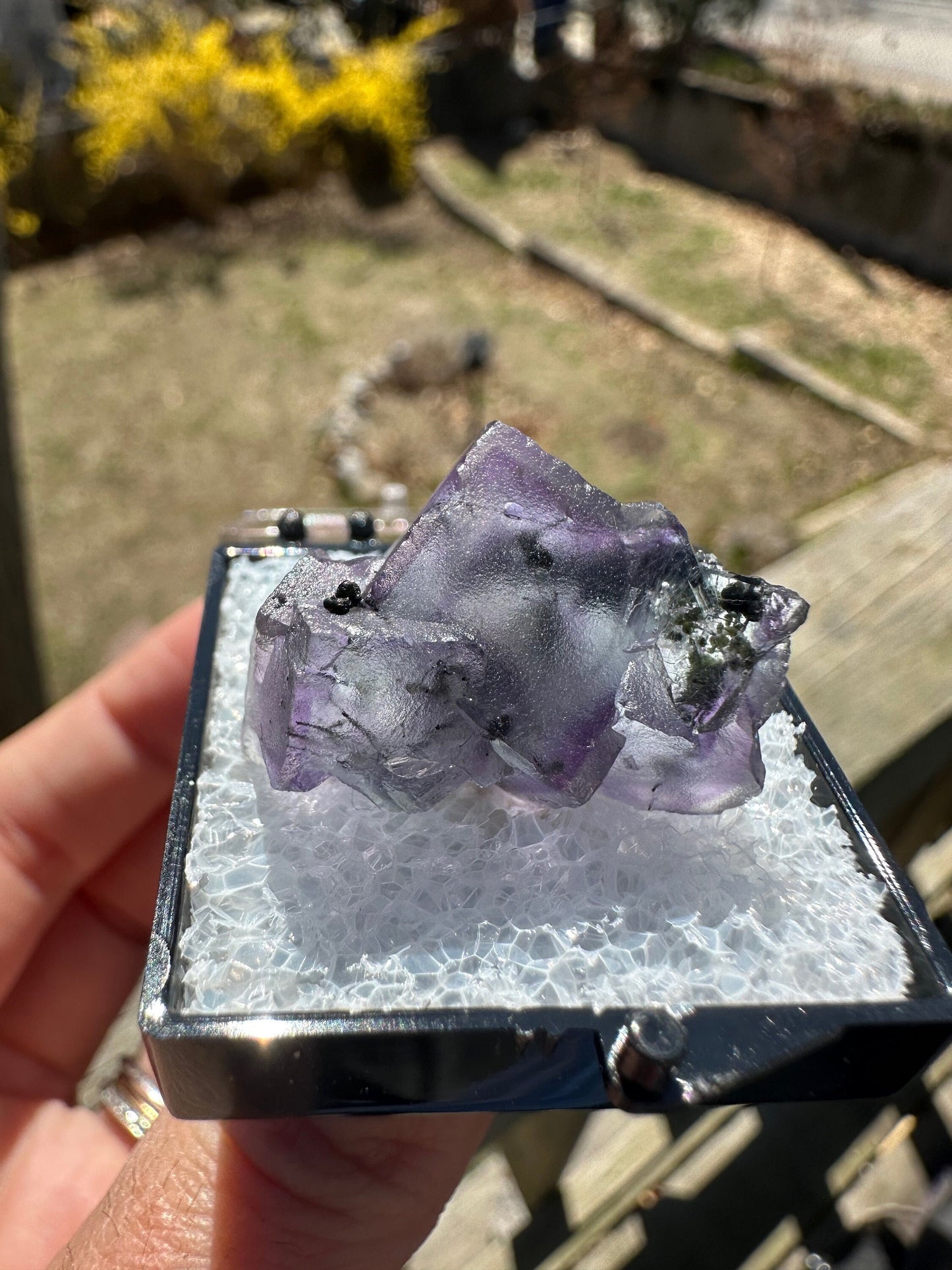 YGX Phantom Fluorite Cluster from China