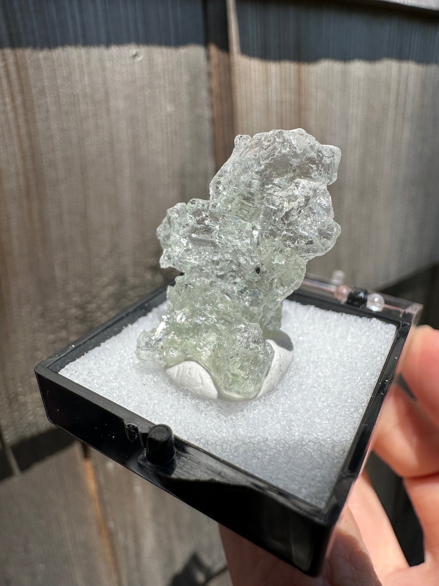 Etched Green Fluorite Crystal Thumbnail from China