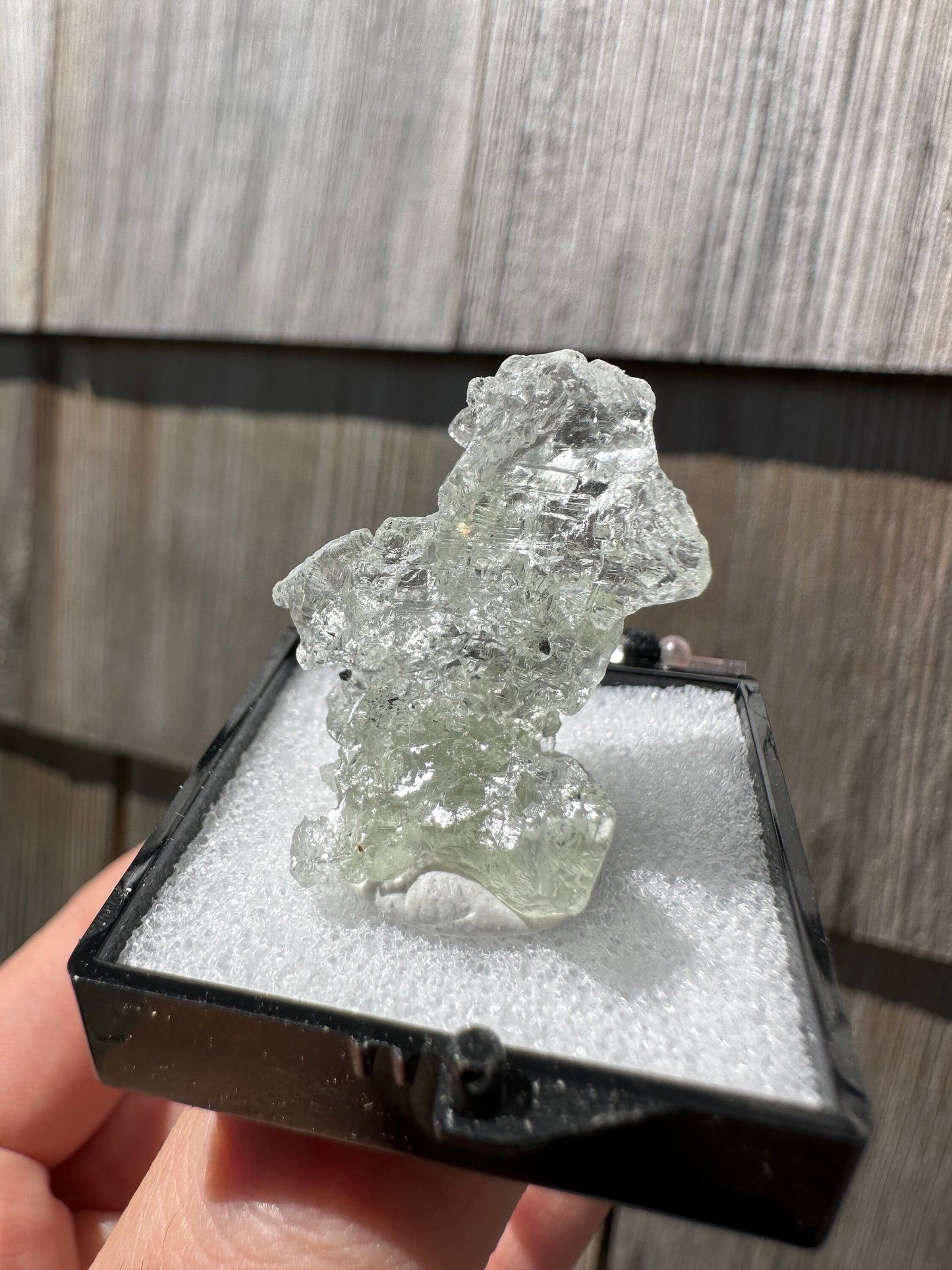 Etched Green Fluorite Crystal Thumbnail from China