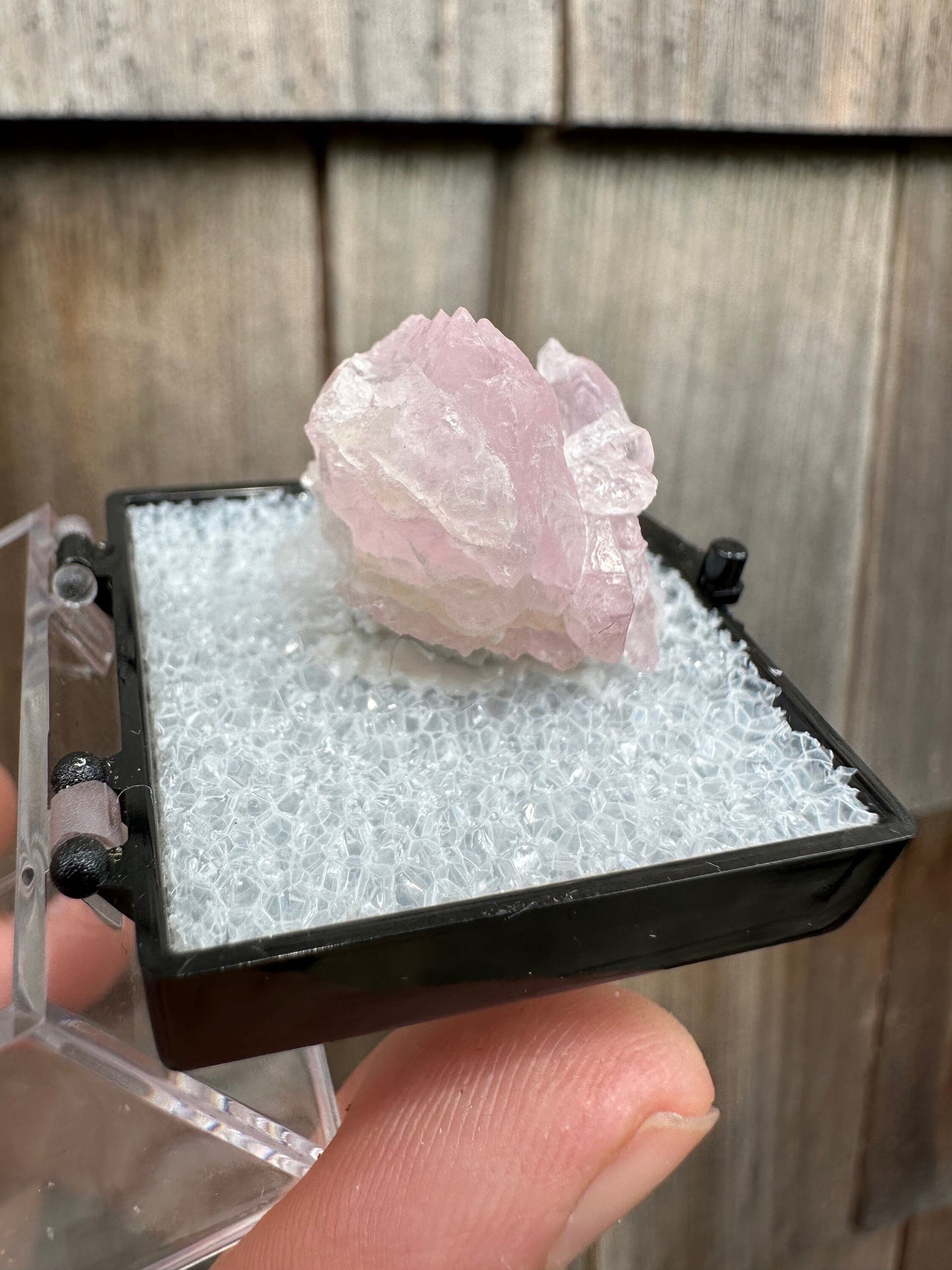Elestial Rose Quartz from Brazil