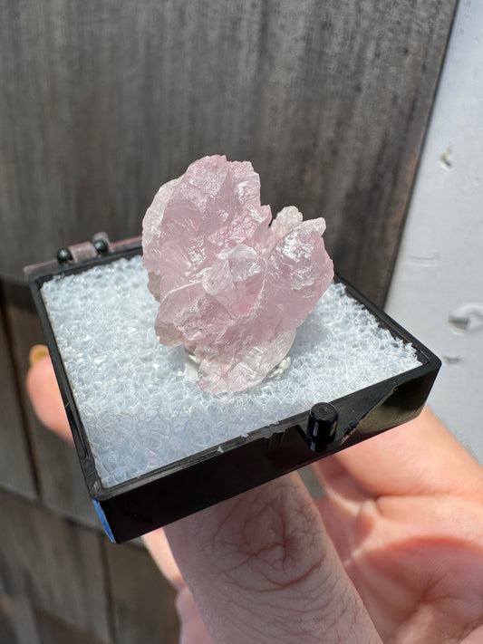 Elestial Rose Quartz from Brazil