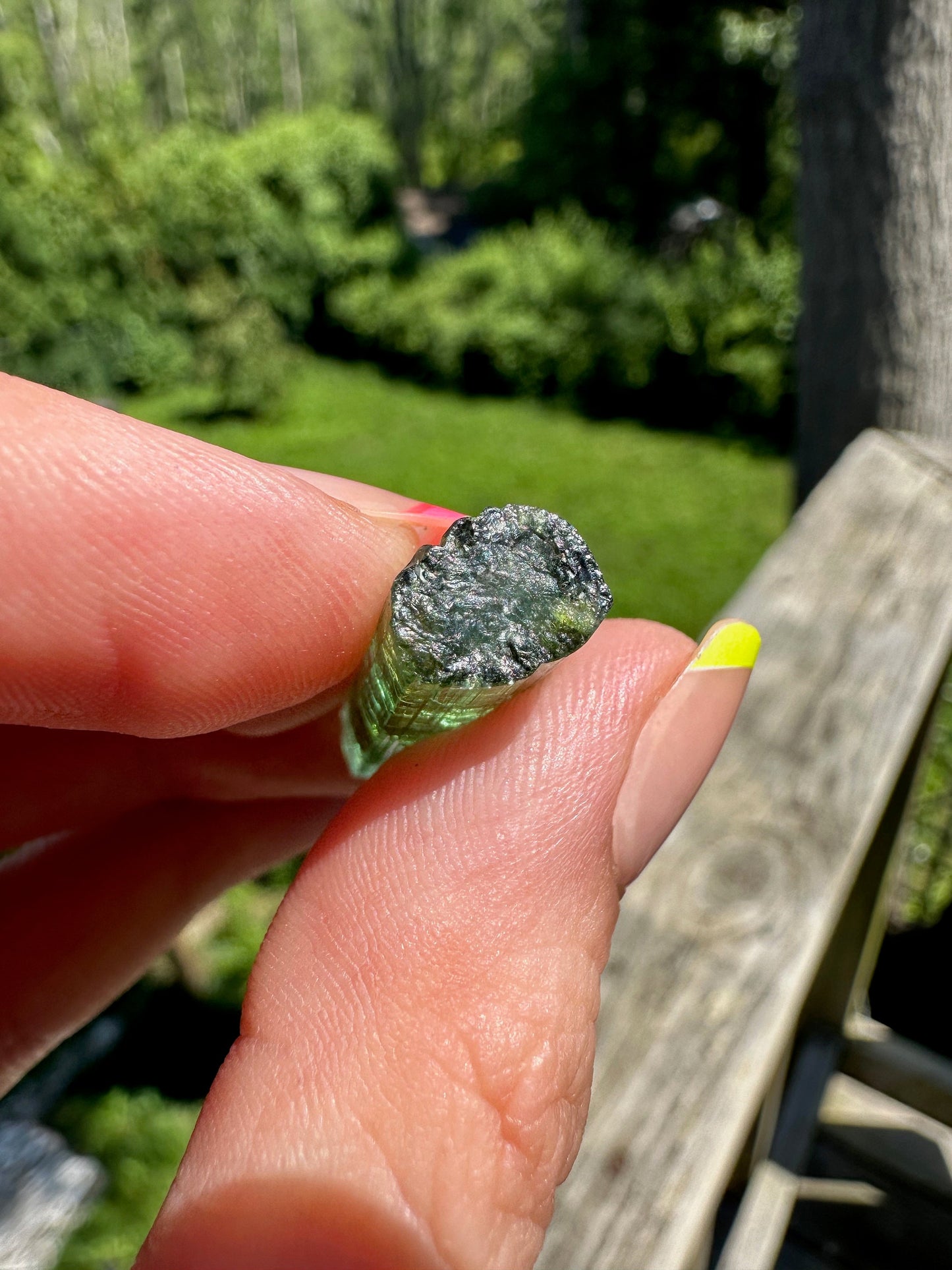 Gem Elbaite Tourmaline Crystal from Brazil