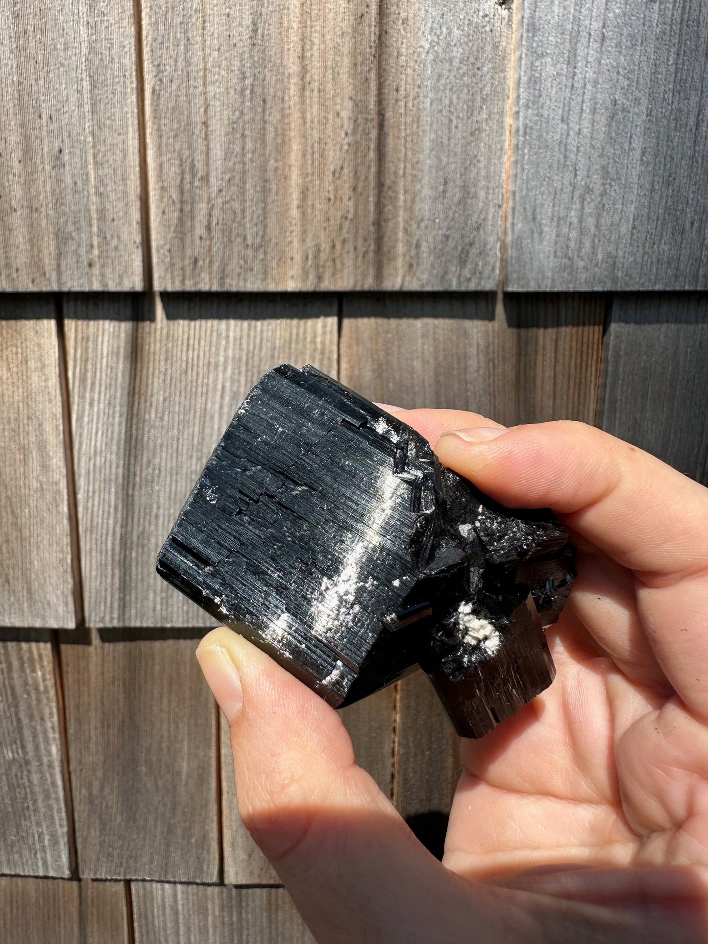 Black Tourmaline Schorl Cluster from Erongo, Namibia