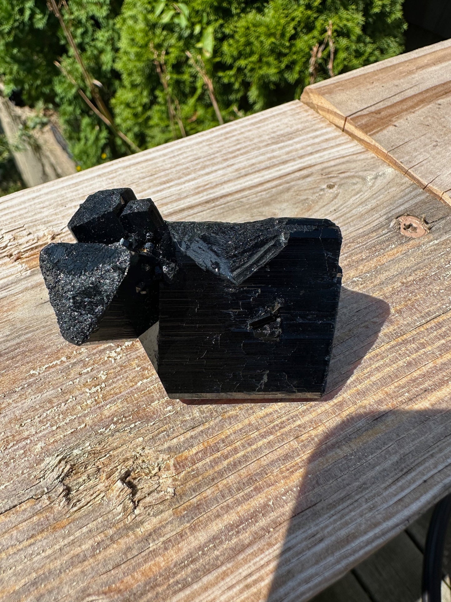 Black Tourmaline Schorl Cluster from Erongo, Namibia