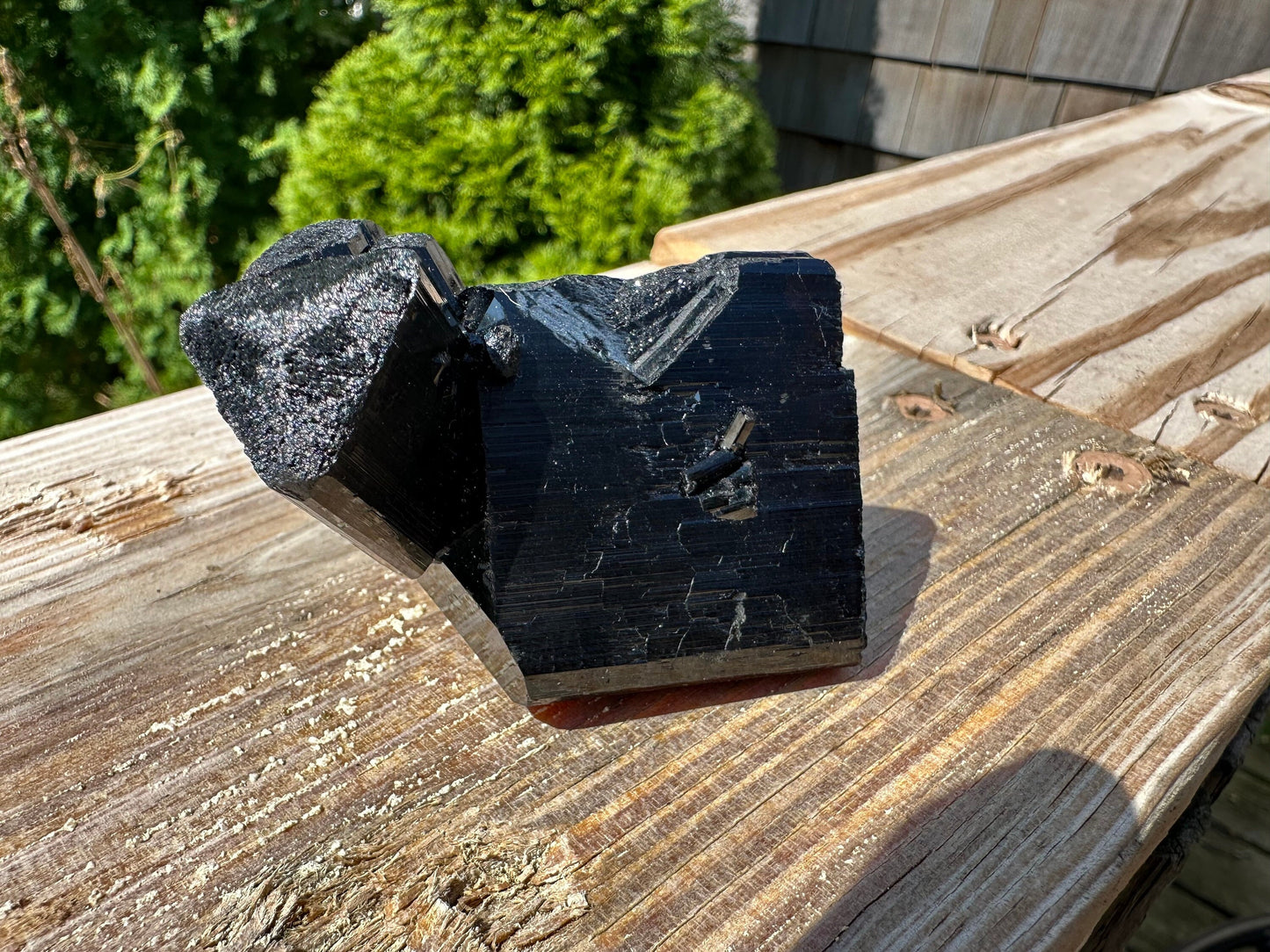 Black Tourmaline Schorl Cluster from Erongo, Namibia