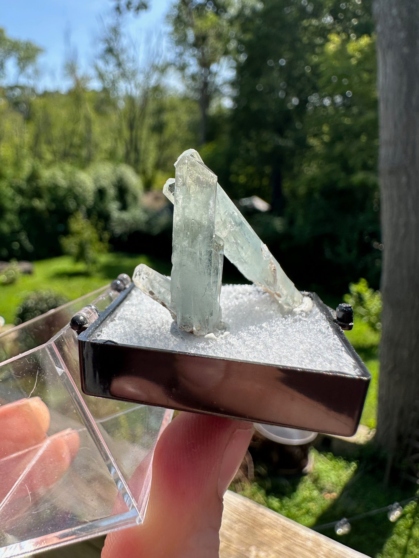 Blue Barite Crystals From Colorado USA