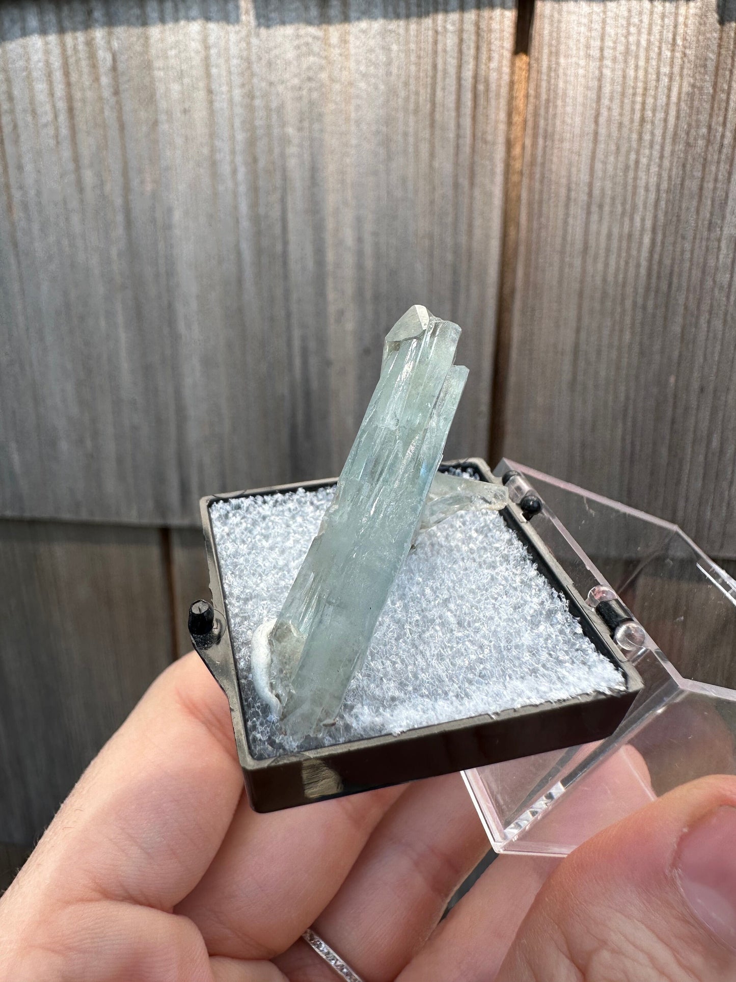 Blue Barite Crystals From Colorado USA