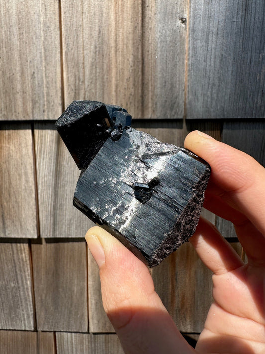 Black Tourmaline Schorl Cluster from Erongo, Namibia