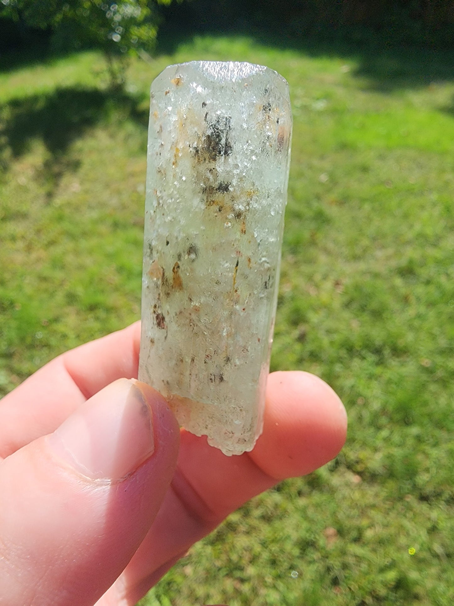 Terminated Aquamarine Beryl Crystal from Brazil