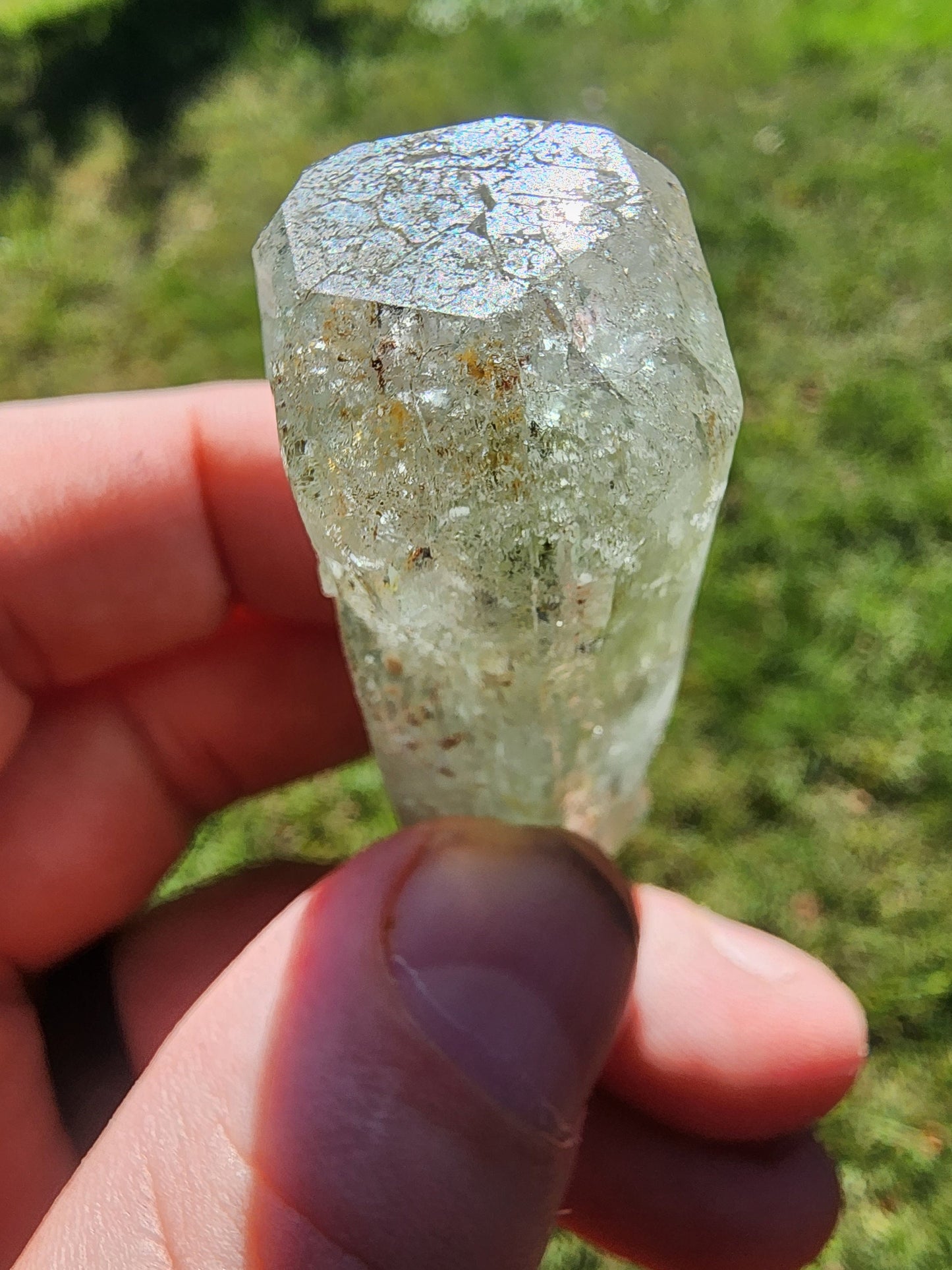 Terminated Aquamarine Beryl Crystal from Brazil