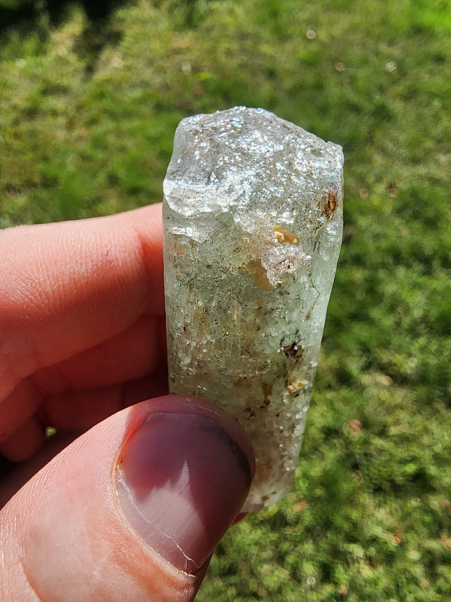 Terminated Aquamarine Beryl Crystal from Brazil