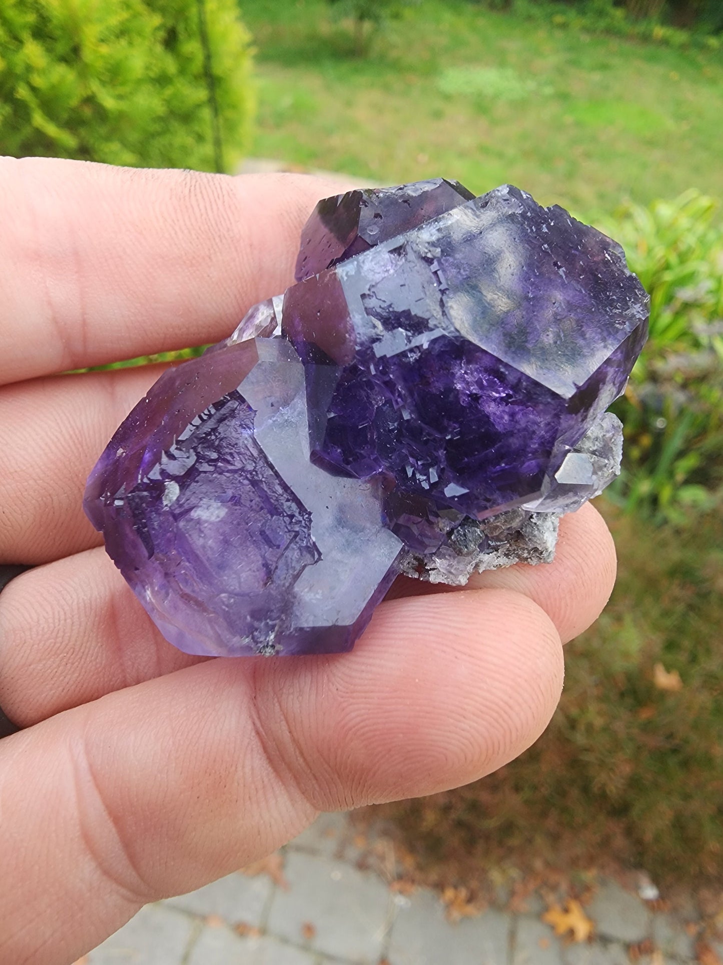 Purple Blue "Tanzanite" Fluorite from Xia Yang Mine China
