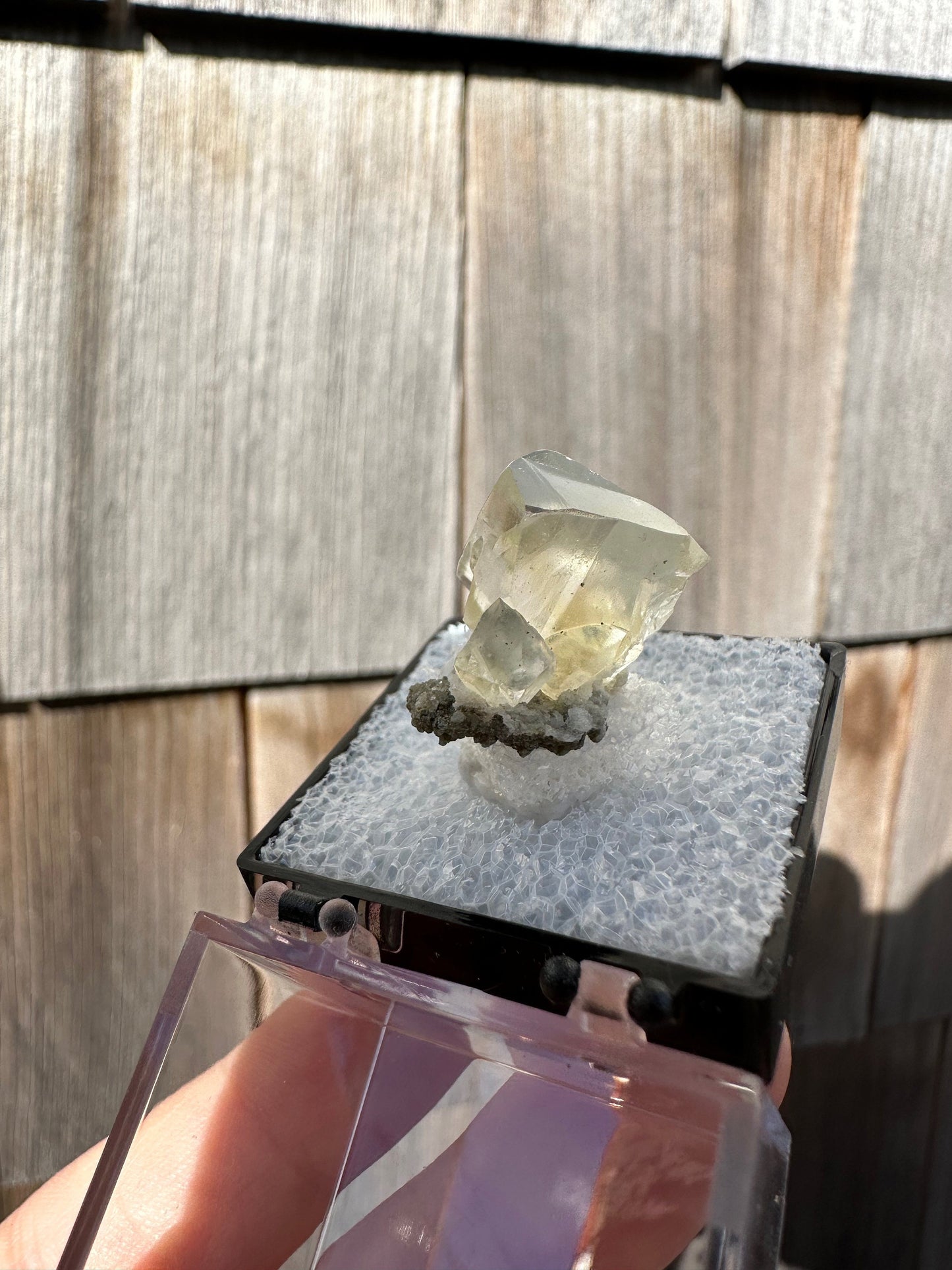 Calcite Crystal from Sokolovskoe Iron Mine Russia