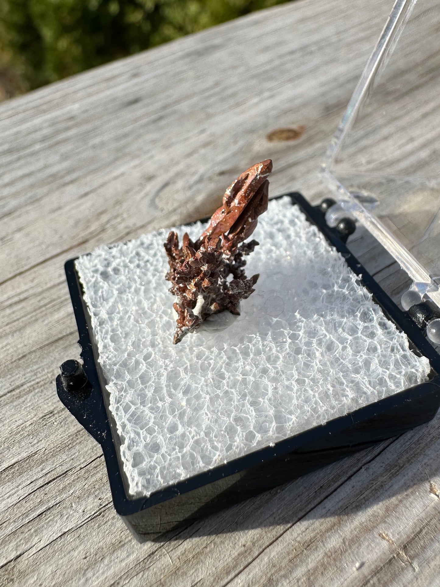 Spinel-Twinned Copper Crystal Cluster from Morocco