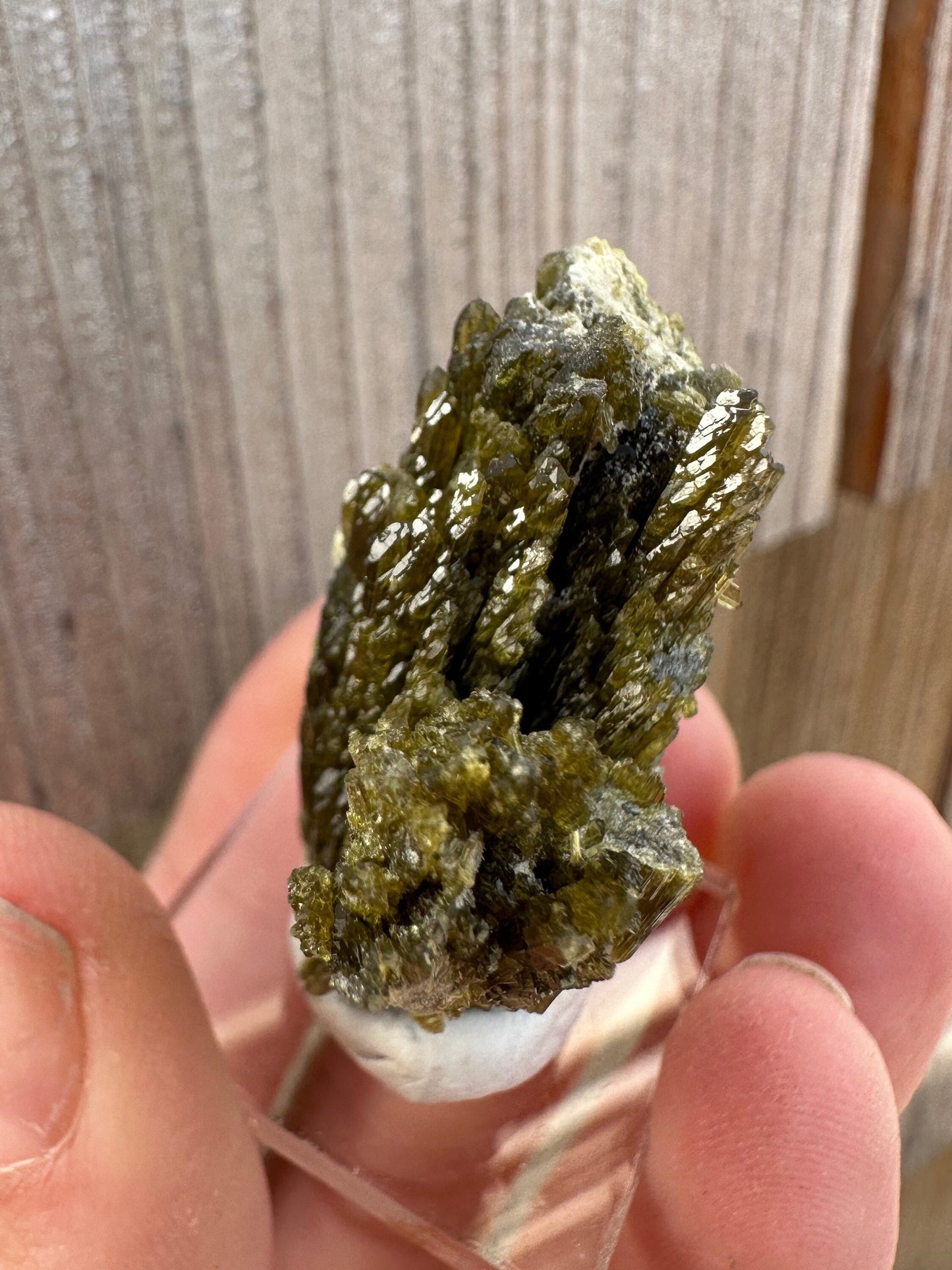 Epidote Crystal Cluster from France