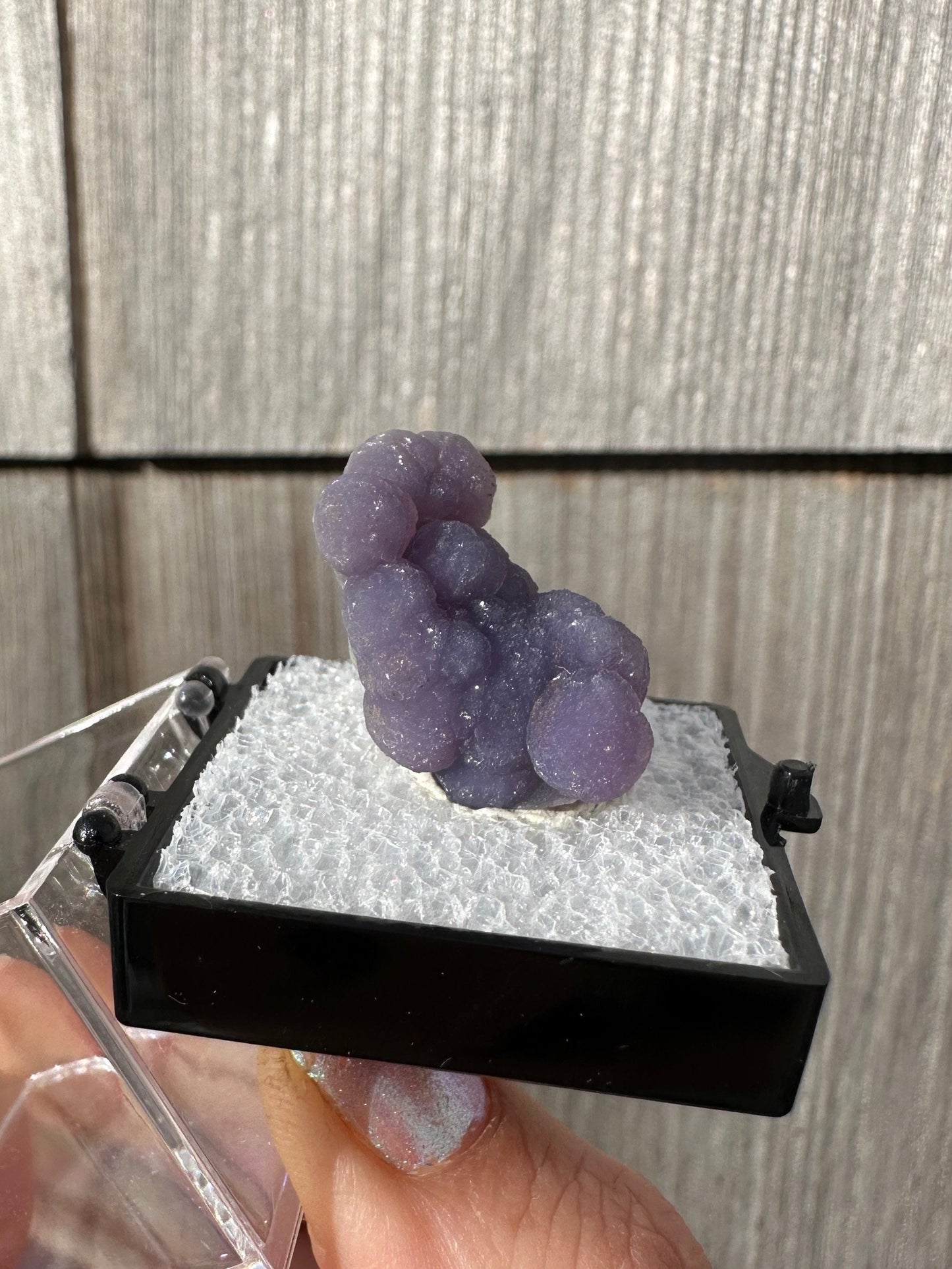 Botryoidal Purple Chalcedony Grape Agate from Indonesia