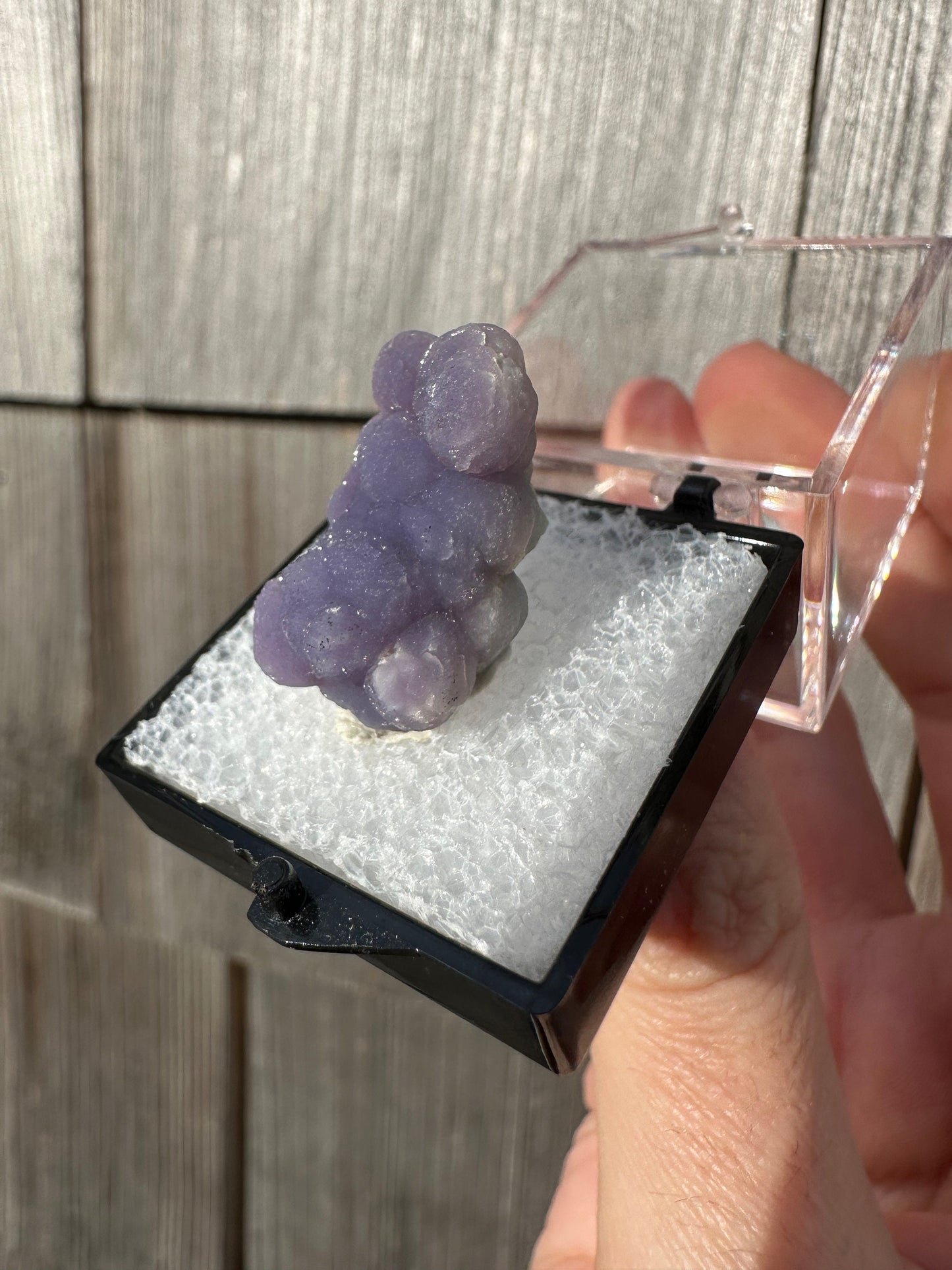 Botryoidal Purple Chalcedony Grape Agate from Indonesia