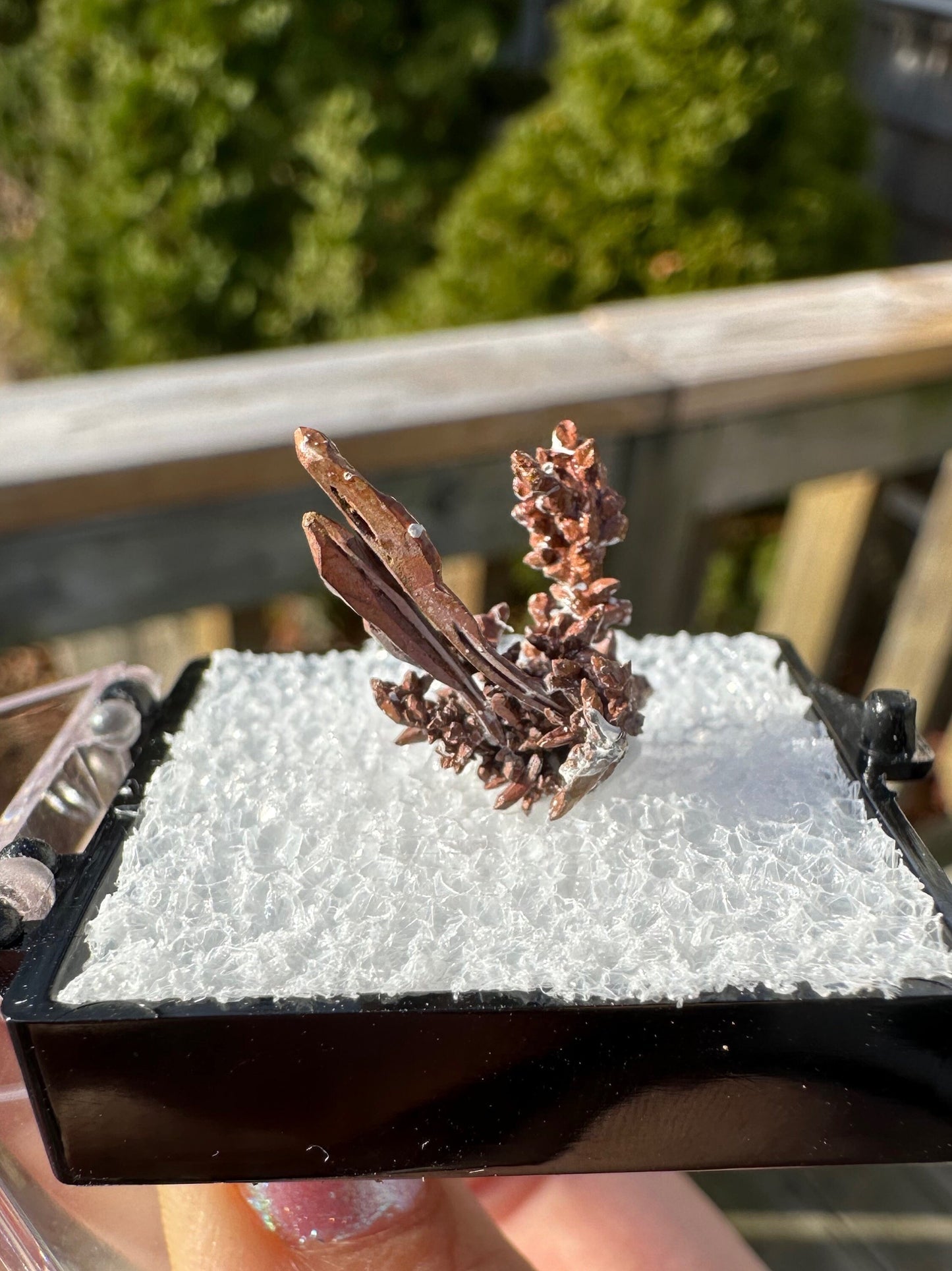 Spinel-Twinned Copper Crystal Cluster from Morocco