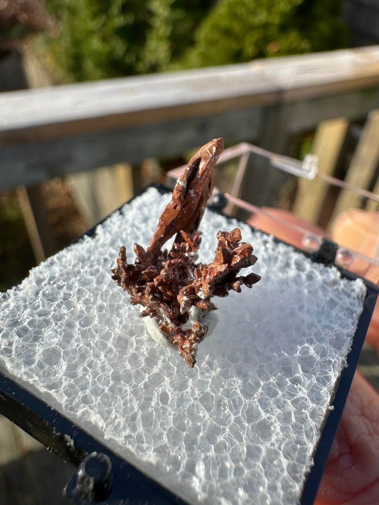 Spinel-Twinned Copper Crystal Cluster from Morocco