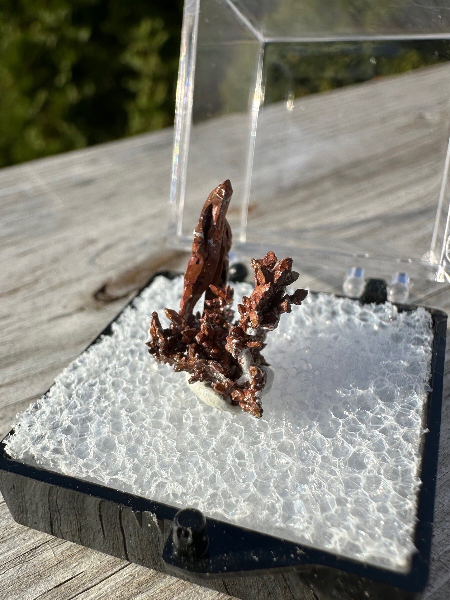 Spinel-Twinned Copper Crystal Cluster from Morocco
