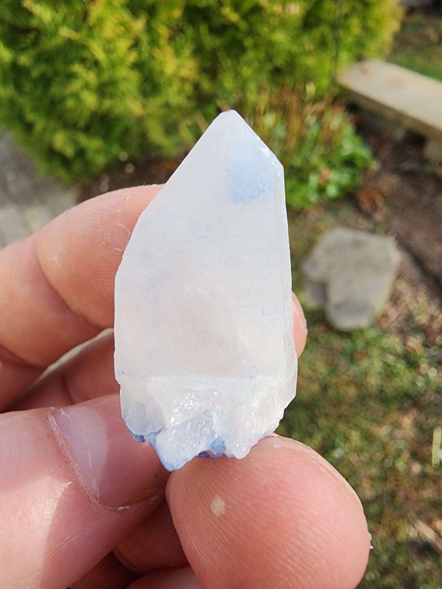 Quartz with Dumortierite Inclusions from Bahia, Brazil