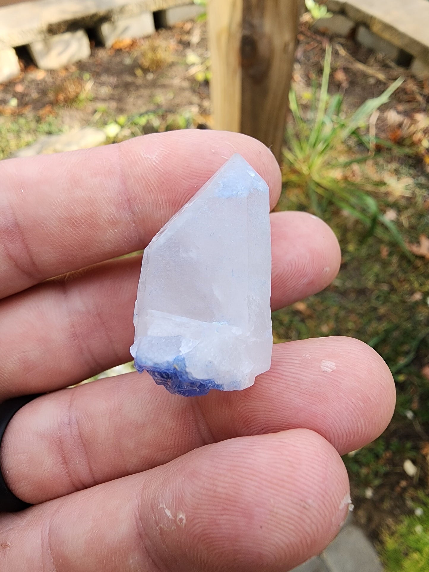 Quartz with Dumortierite Inclusions from Bahia, Brazil