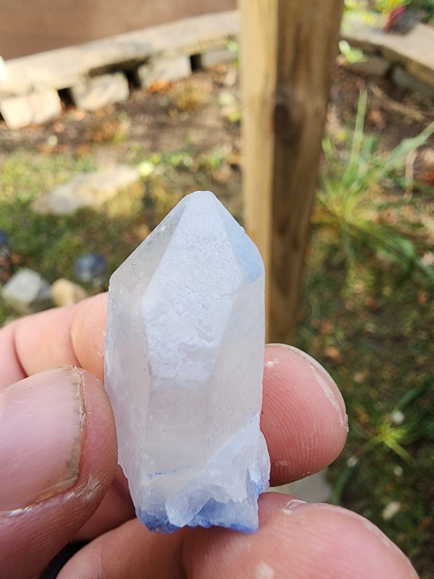 Quartz with Dumortierite Inclusions from Bahia, Brazil