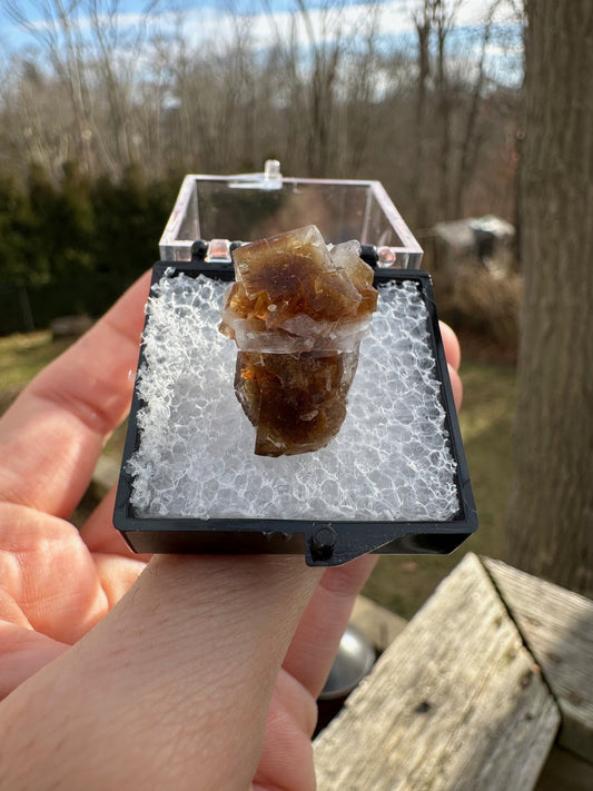 Phosphorescent Fluorite with Celestite from Ohio USA