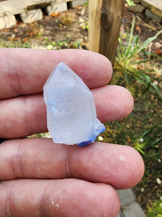 Quartz with Dumortierite Inclusions from Bahia, Brazil