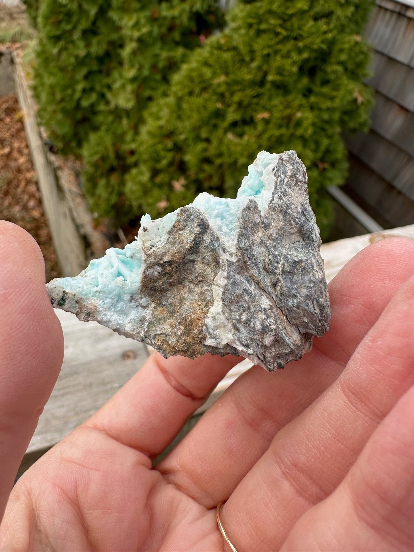 Flos Ferri Blue Aragonite from China