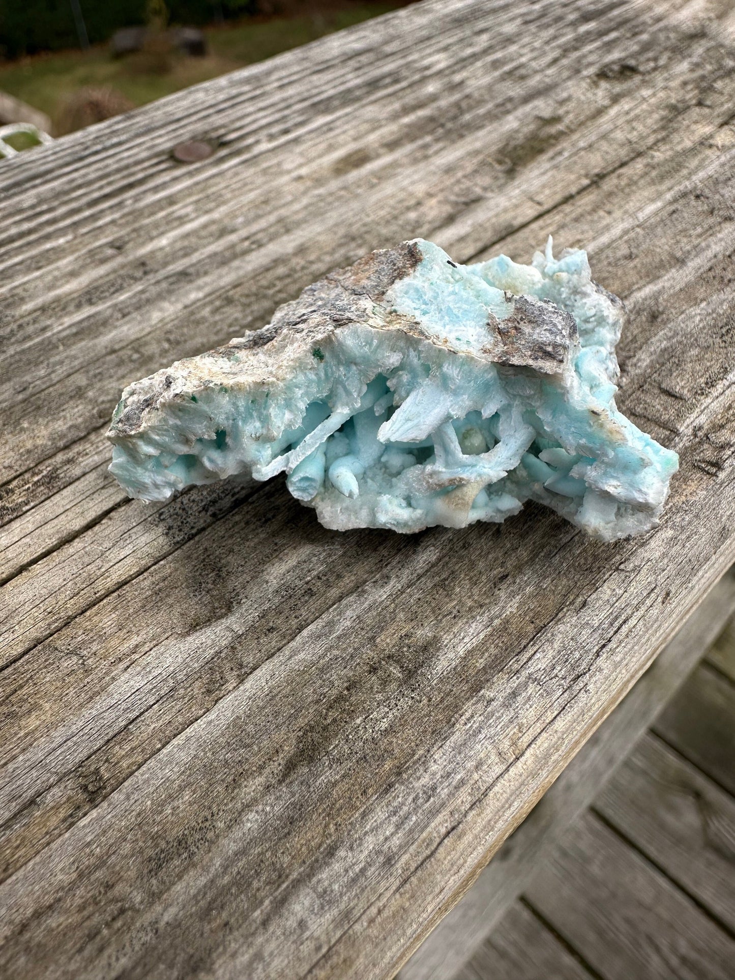 Flos Ferri Blue Aragonite from China